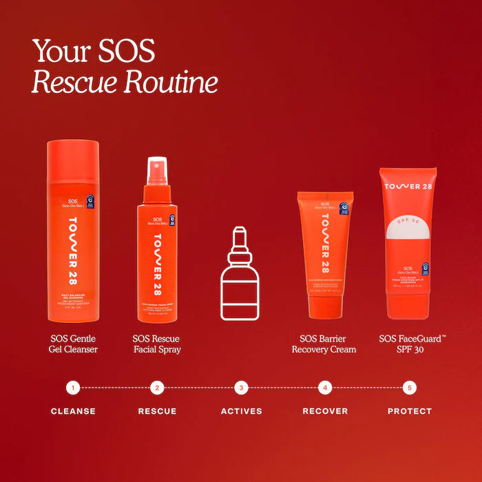 SOS Daily Rescue Facial Spray con Ácido Hipocloroso 30 mL - Tower 28
