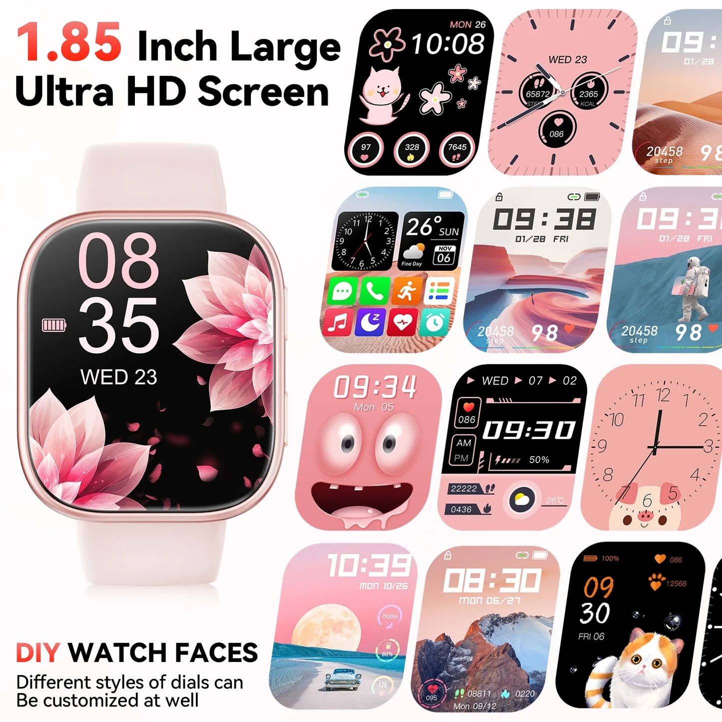Reloj Inteligente Compatible con Android / iOs