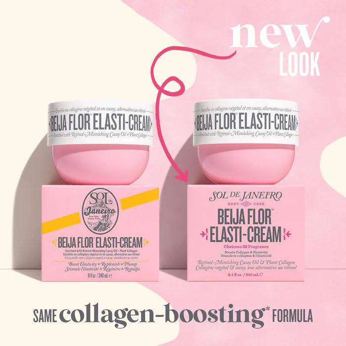Crema Corporal Sol de Janeiro Beija Flor Elasti-Cream Refuerzo de Colágeno 74 mL