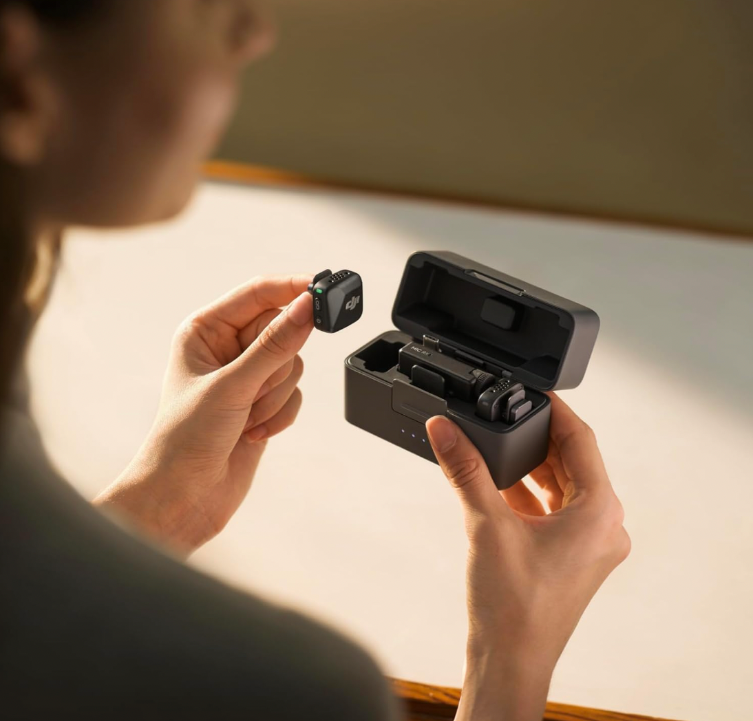 Set DJI Mic Mini 2 TX + 1 RX + Estuche De Carga Ultraligero