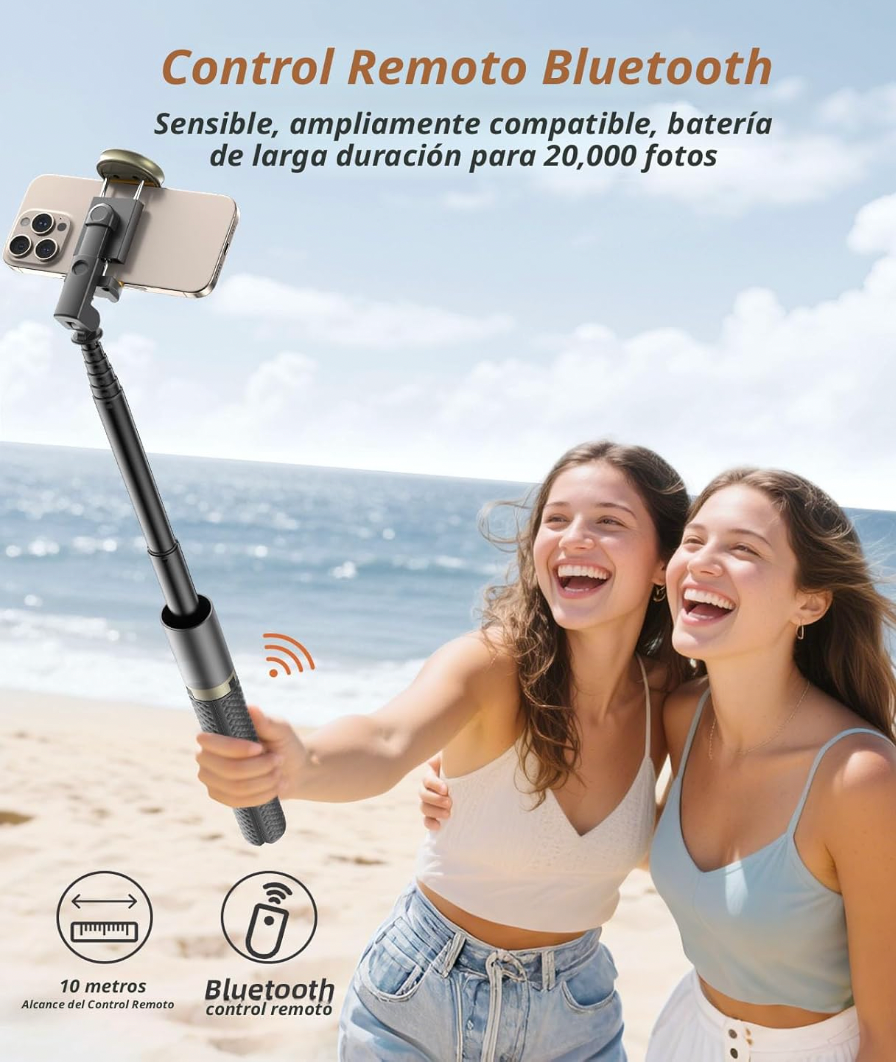 Trípode de Teléfono 62” + Palo Selfie - Vimose