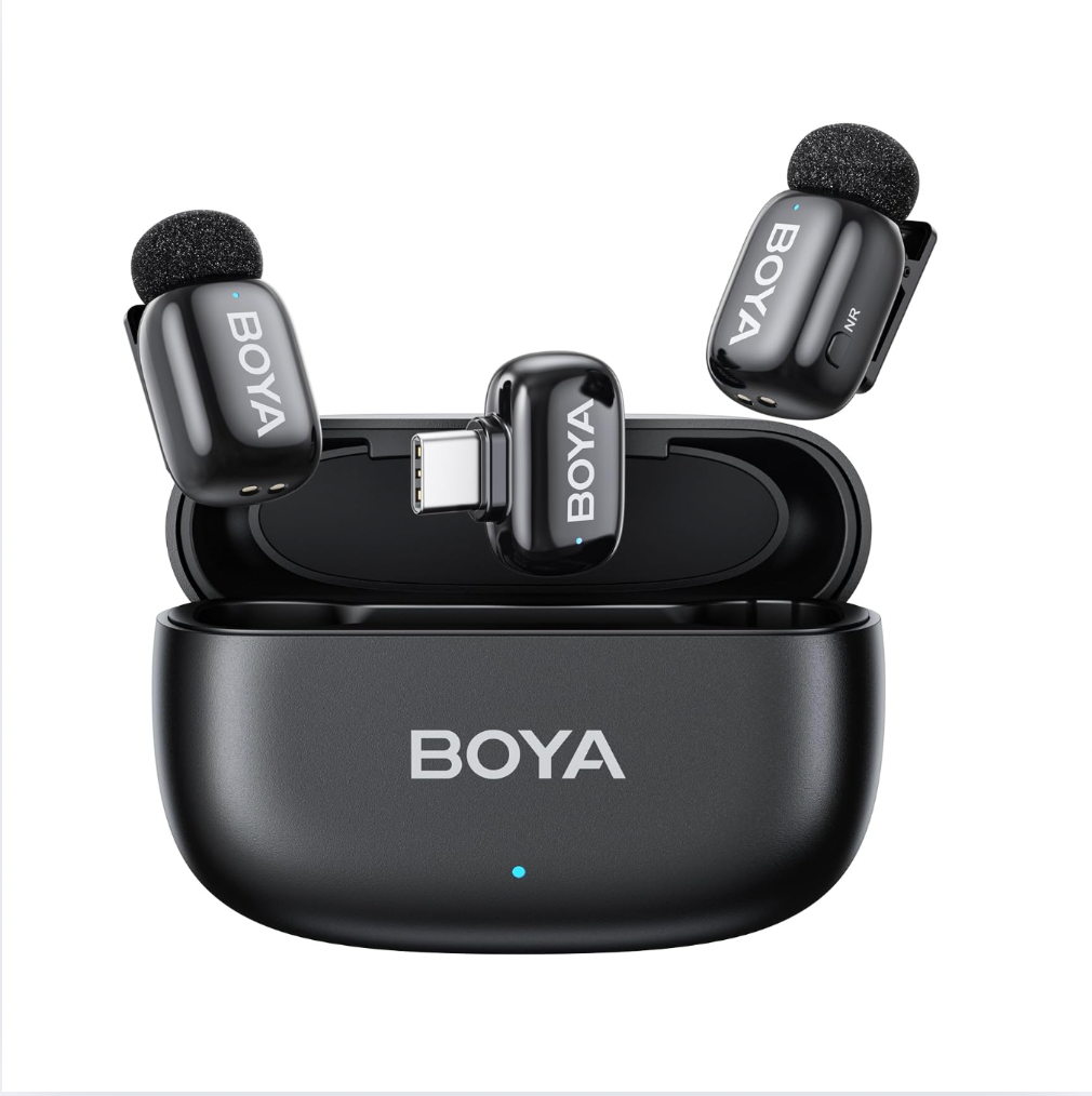 Mini Micrófonos Inalámbricos BOYA: USB-C