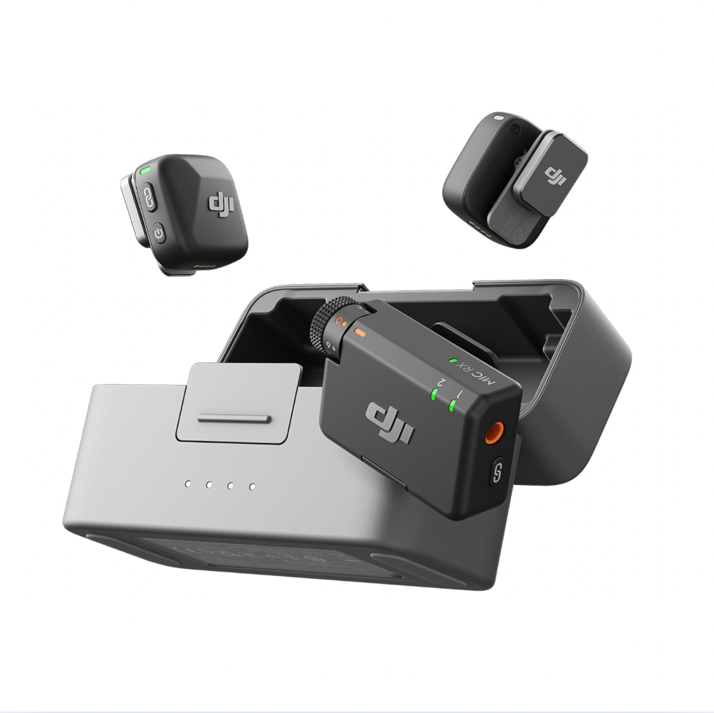 Set DJI Mic Mini 2 TX + 1 RX + Estuche De Carga Ultraligero