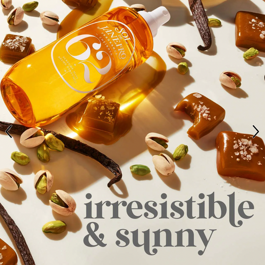 Fragancia Corporal y Capilar Sol De Janeiro 62 - Pistacho & Caramelo Salado 90 mL