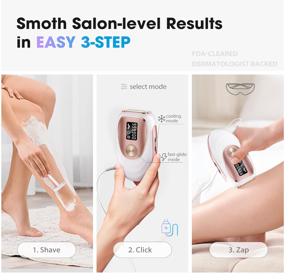 Dispositivo Depilación Láser IPL para Mujeres y Hombres - IPL