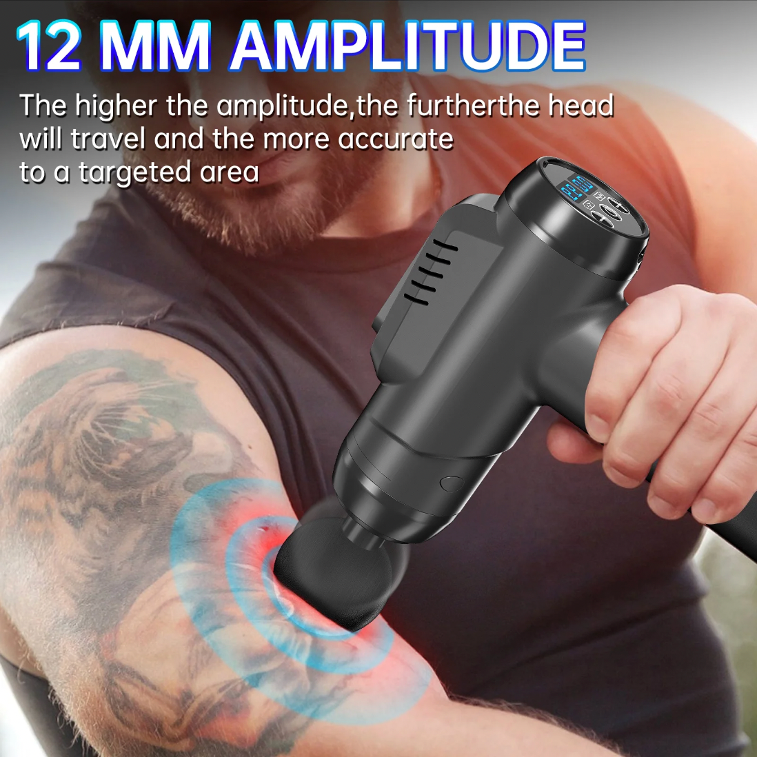 Pistola de Masaje Portátil 10 Cabezales para Masaje - Cshidworld Store