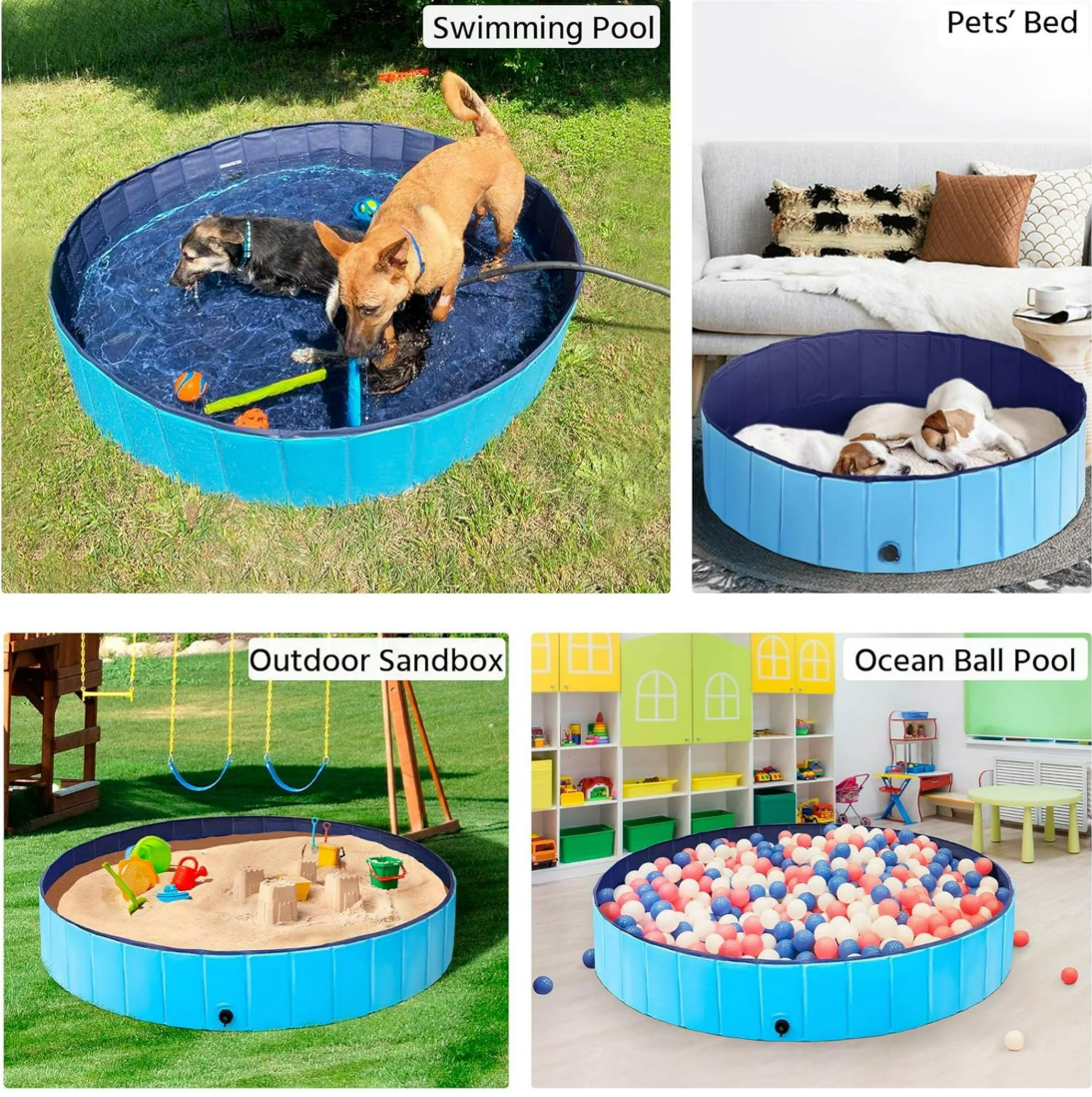 Piscina Plegable para Mascotas - BN-LINK