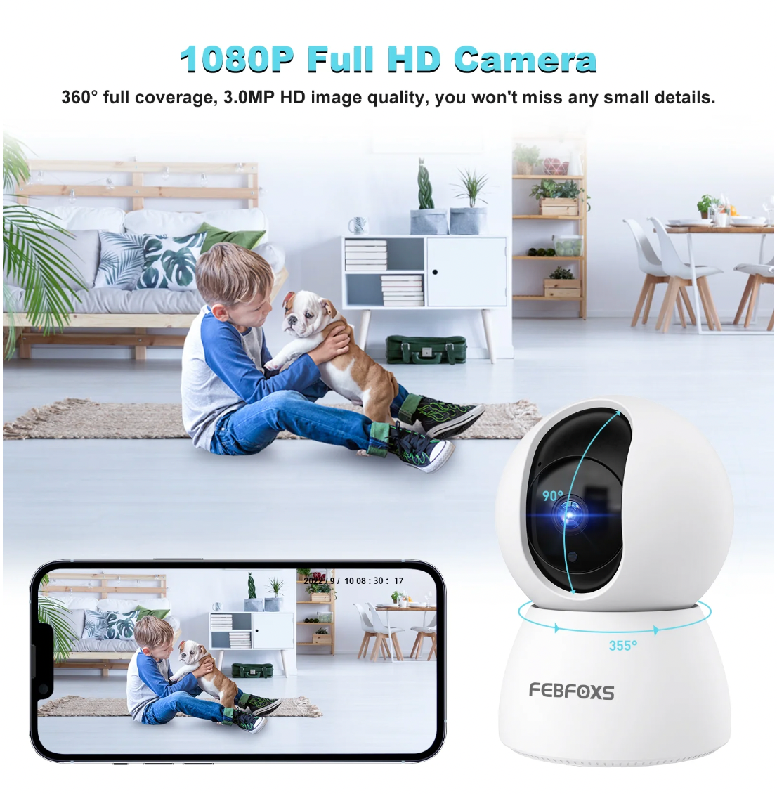 Baby Monitor para Seguridad en el Hogar - Febfoxs Store