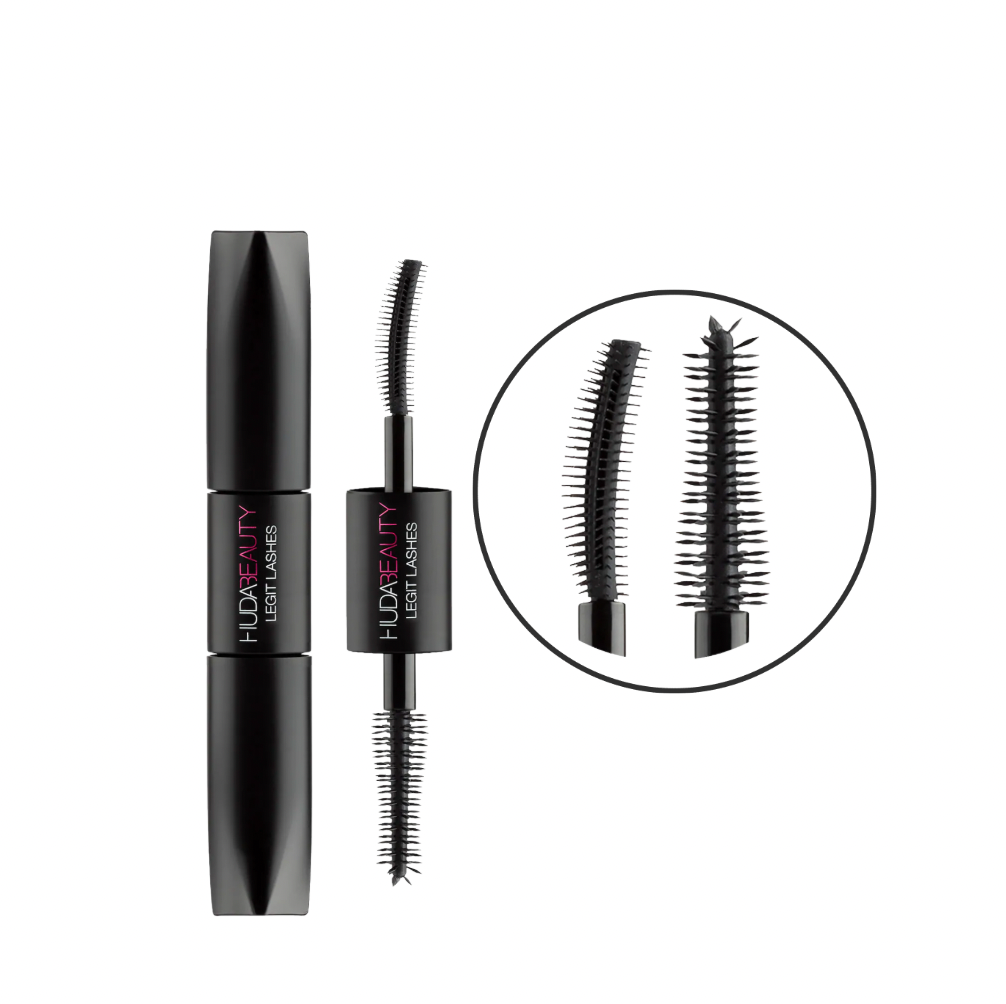 Máscara de pestañas de doble punta voluminizadora y alargadora-Huda Beauty