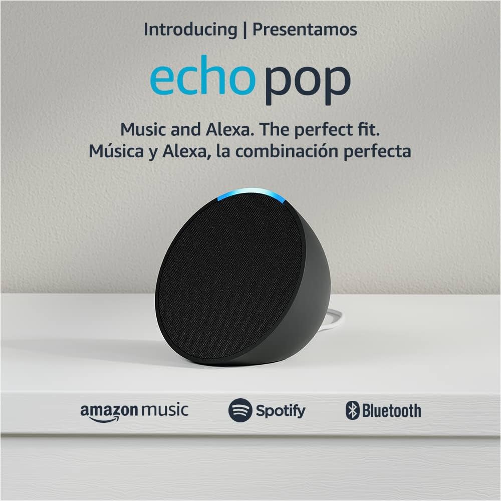 Echo Pop: Parlante Inteligente Alexa Versión Internacional