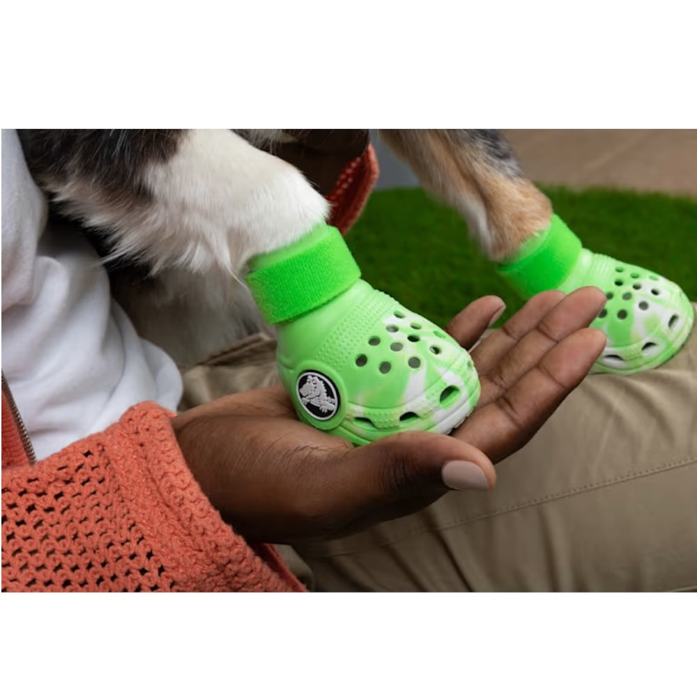 EDICIÓN LIMITADA: Botas Para Mascota Pet Boots Green Slime - Crocs