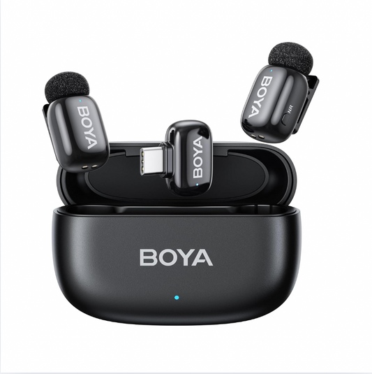Mini Micrófonos Inalámbricos BOYA: USB-C