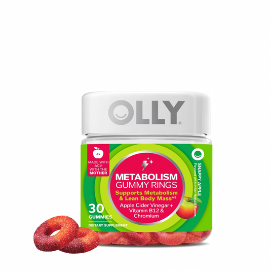 Gomitas Anillos Metabolismo, Vinagre de Sidra de Manzana x30 Unidades - OLLY
