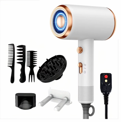 Secador de Pelo Iónico Profesional + Accesorios - Hoey