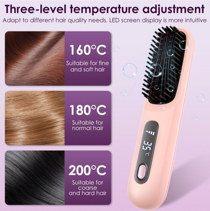Alisador de Pelo Portátil Pantalla LED - Threns