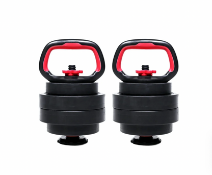 Juego de Mancuernas Ajustables 5 en 1 40 Lb