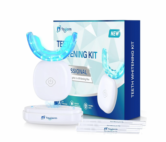 Kit Blanqueamiento Dental: 32 Luces LED + Bolígrafo de Gel