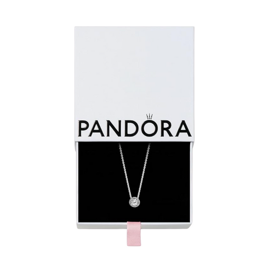 Collar redondo con halo brillante-Pandora