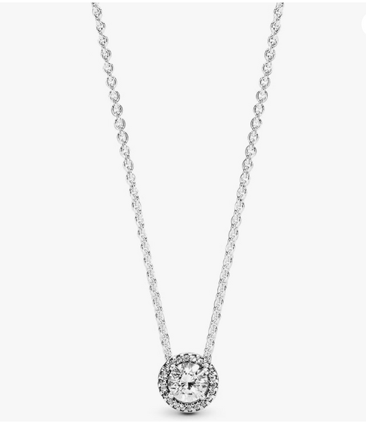 Collar redondo con halo brillante-Pandora